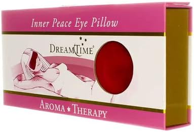 DreamTime Inner Peace Eye Pillow, Cranberry Velvet