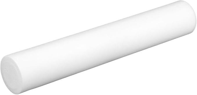 Medium/Firm White PE Foam Roller (36" Full Round)