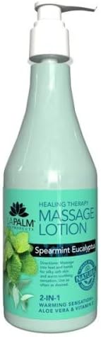 La Palm "Spearmint Eucalyptus" Healing Therapy Massage Lotion - 8oz