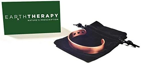 Earth Therapy Elegant Design Magnetic Field Copper Bracelets with Ultra Strength Magnets - Unisex - Adjustable