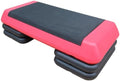 Aerobic Exercise Step Platform for Home Gym, 4 Stackable Risers -Adjustable Hight, Step Up Exercise Platform, Fitness Training Workout Stepper, Cardio Strength