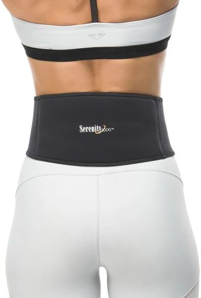 SERENITY2000 Magnetic Therapy Back Wrap for Lower Back - Adjustable Lumbar Support Brace for Sciatica & Pain Relief - 16 x 1100 Gauss Magnets