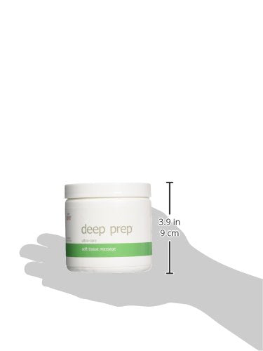 Rolyan Deep Prep Ultra Care Deep Tissue Massage Cream, Hypoallergenic & Odorless Professional Massage Creme for Relaxing Full Body Pain Relief, Unscented & Safe to Use On All Skin Types, 15 Ounce Jar