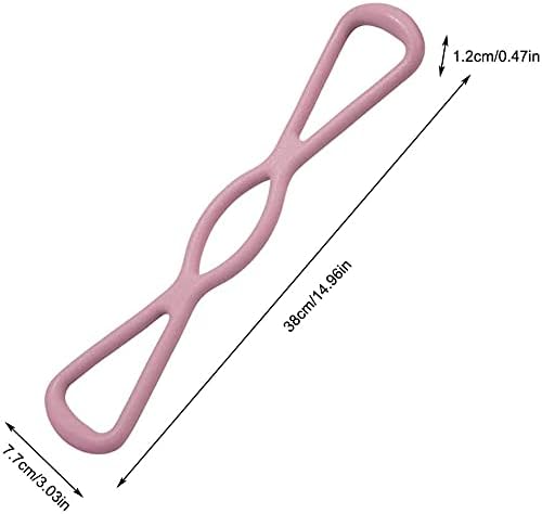 Figure 8 Resistance Band, Yoga Elastic Band Stretching Resistance Latex Rubber Fitness Exercise, Exercise Band for Home Workouts
