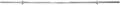 Marcy 6 ft. Two-Piece Standard Weight Bar with Threaded Spin Lock Collars for 1-inch Weight Plates Free Weights Accessory for Home Gym TRB-72.2