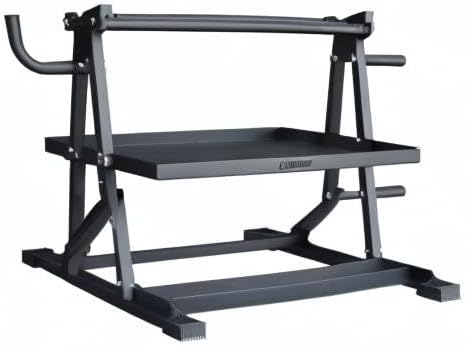 Lifeline Fitness Home Gym 3-Shelf Dumbbell and Kettlebell Storage Rack with Rope and Band Hook - Holds up to 440 LBS - Robust Gym Equipment Storage Solution