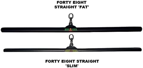 48" STRAIGHT LAT BAR Fat Grip 1-3/4" the Best Lateral Pulldown Bar - Lat Pull Bar for Cable Back Workouts - Lat Pull Down Bar Extreme!
