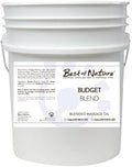 Best of Nature Budget Blend Massage & Body Oil - Affordable, Lightweight Moisturizer for Therapists & Spas, 5 Gallon Bulk Size