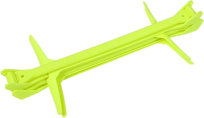 2pcs Soccer Training Hurdles | Adjustable Speed Hurdles for Football/Soccer Drills | Lightweight & Portable Yellow Practice Hurdles | 3 Height Settings, No Tools Needed