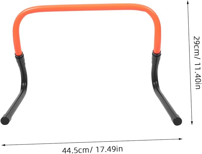 Wear-Resistant Plastic Agility Hurdle Adjustable Speed Training Equipment for Soccer Outdoor Practice with Stable Base for Core Strength and Football Drills