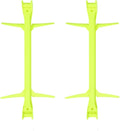 VINGVO Hurdles Training Equipment, Soccer Training Equipment 2pcs Plastic Adjustable Height Soccer Speed Training Aids Speed Hurdles Yellow for Athletes on The