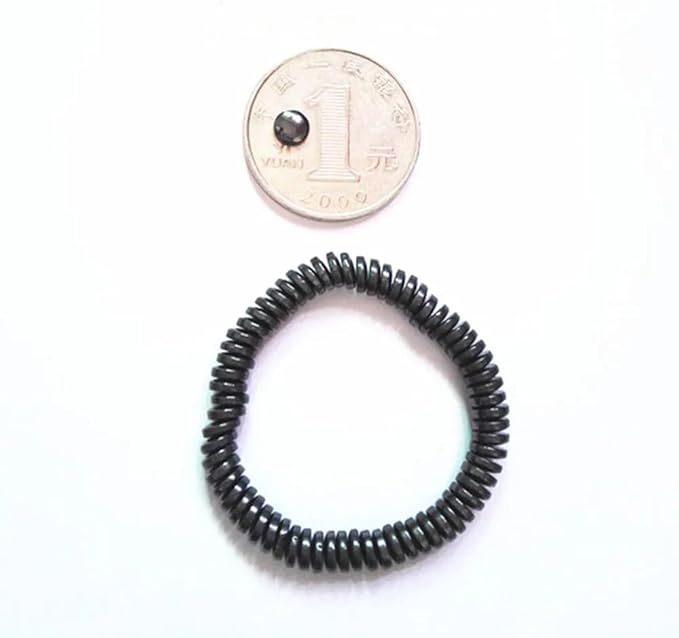 100PCS Therapy Magnets Dia5x1.5mm Bread-Shaped Weak Magnetic Button Health Ferrite Magnet Ferrite Disc Magnetic Materials