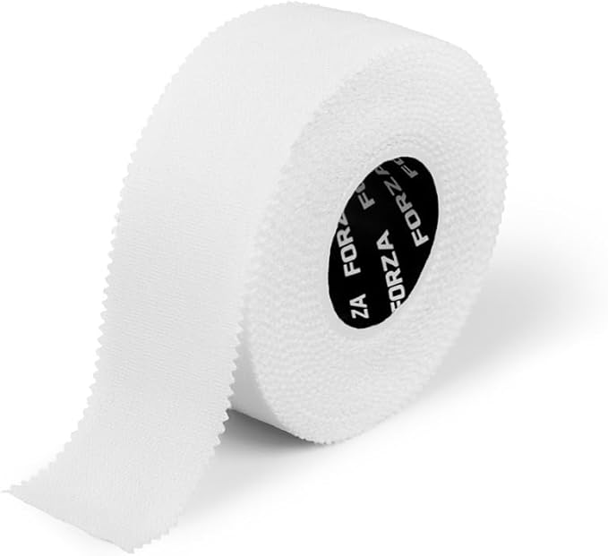 FORZA Premium Zinc Oxide Athletic Tape – 100% Cotton, Sweat & Water Resistant – Multipack Options – Support Tape for Sports, Rehabilitation & Joint Stability