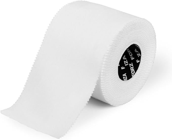FORZA Premium Zinc Oxide Athletic Tape – 100% Cotton, Sweat & Water Resistant – Multipack Options – Support Tape for Sports, Rehabilitation & Joint Stability