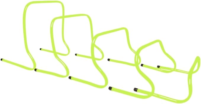 5 Pack Agility Speed Training Hurdles Detachable Agility Training Hurdles Sports Practice Equipment for Athletes, Soccer