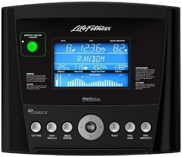 Life Fitness RS1 Recumbent Indoor Cycling Exercise Bike with Go Console
