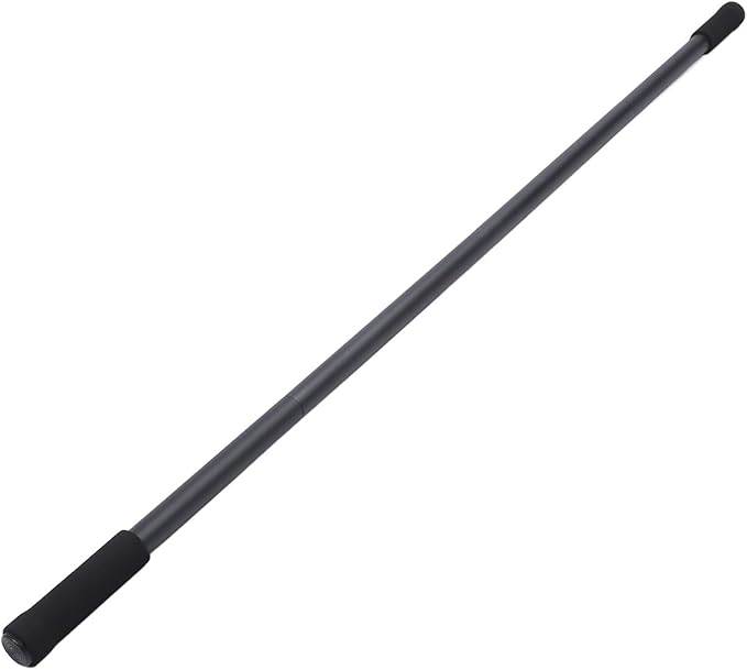 Dpofirs 5ft Yoga Stretching Stick, Adjustable Steel Exercise Pole with Foam Handles for Mobility & Balance Training