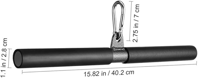 Muscle Training Accessories DIY Fitness Machine Supplies with Short Rod and 2.5m High-Strength Rope, 2pcs Gym Attachments for Home Strength Training Equipment