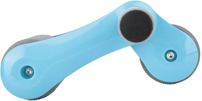 2 Wheels Ab Roller Wheel Abdominal Exerciser with Knee Pad Home Fitness Equipment