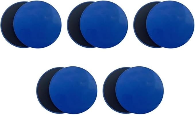 Pilates Board,10PCS Core Sliders, 7.8in Workout Sliders, Dual Sided Exercise Gliding Discs for Women Men Abdominal Core Strength Deep Squats Lunges Pushups
