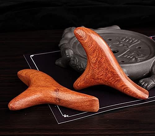 Broman Reflexology Tools, Wood Therapy Massage Tools, Widely Used as Head Neck Hand Waist Calf Leg Foot Massager, Small Tool but High Usefulness – Wing Shape Massager
