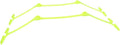 Speed Adjustable Yellow Football Soccer Training Hurdles for Agility Practice for Athletes and, 2pcs 12.4in 8.5in 5.9in