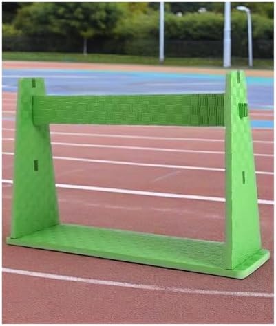 Lightweight Speed Hurdles Training Hurdles,Height Adjustable Foam Agility Hurdles,Detachable Training Hurdle Equipment(Green,4pcs)