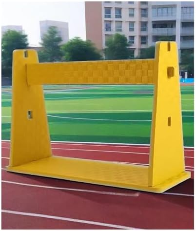 Lightweight Speed Hurdles Training Hurdles,Height Adjustable Foam Agility Hurdles,Detachable Training Hurdle Equipment(Yellow,3pcs)