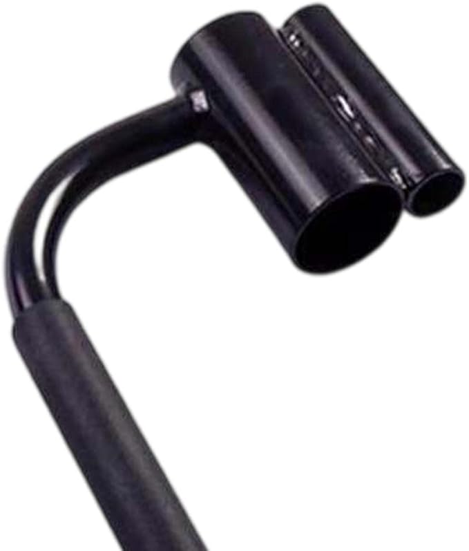 Barbell Row Handle Attachment for 25mm & 50mm Rods, Angled Single Handle for Home Gym Strength Training Equipment
