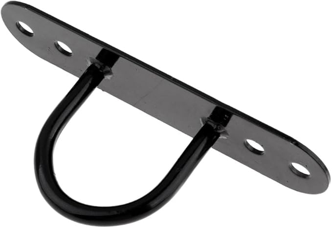 U/ D Suspension Ceiling Anchor Wall Mount Trainer Bracket for Yoga Swings Hammock Battle Rope Black