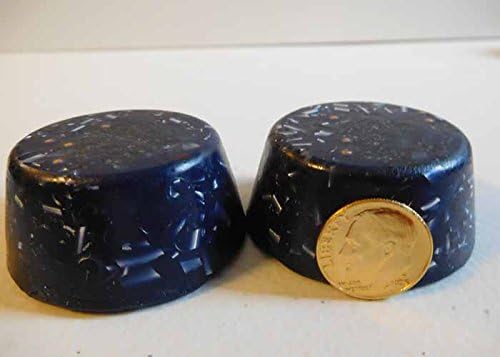 2 Indigo Blue Small Tower Buster Crystal Orgone Generator Energy Accumulator 528Hz/7.83Hz/Advance Harmonics Many Beautiful Ingredients and Colors!! (Indigo Blue)