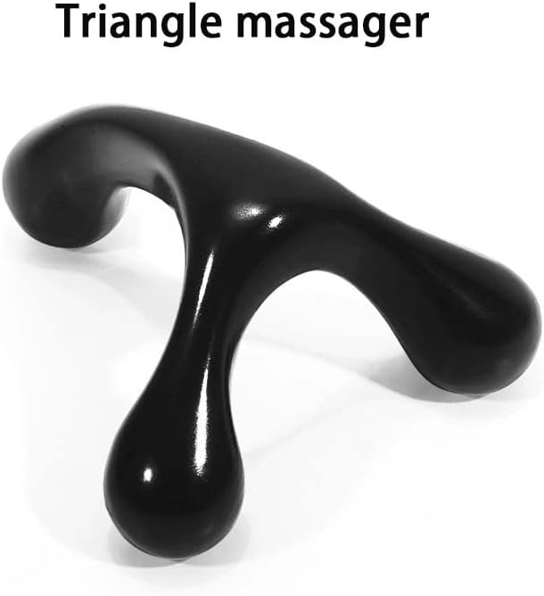 Manual Trigger Point Massage Tool and Thumb Saver for Full Body Deep Tissue Massage, Include 1 Green Thumb Protector Tool, 1 Blue Gun Type Massage Tool, 1 Black Hand Held 3-Legged Massage Knobs