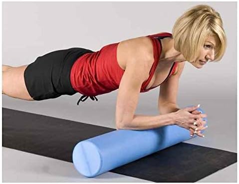 JFIT High Density Smooth EVA Foam Roller - Made in Taiwan - Multiple Size Options Available - Exercise, Massage, Muscle Recovery, Round Foam Roller