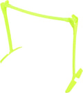 Adjustable Height Soccer Training Hurdle, Foldable Plastic Agility Hurdles for Football Speed and Agility Drills, Green Football Training Equipment