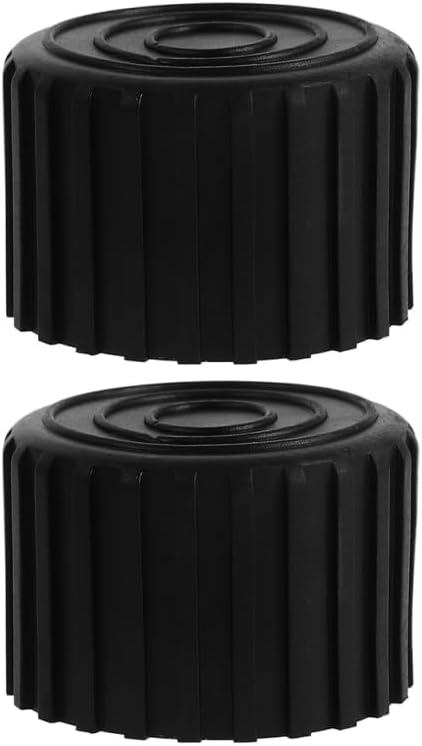 2Pcs Rubber Fitness Equipment Foot Pads Durable Leg Protectors for Floor Protection Noise Reducing Fitness Gear Leg Covers for Hardwood Tile and Carpet Use