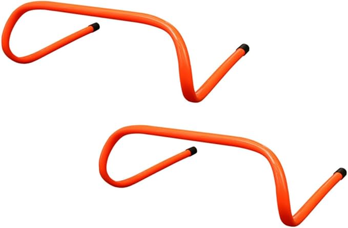 YARNOW 2pcs Plastic Agility Speed Hurdles 15cm Wear-Resistant Running Training Equipment for Soccer Football ’ Obstacle and Plyometric Training