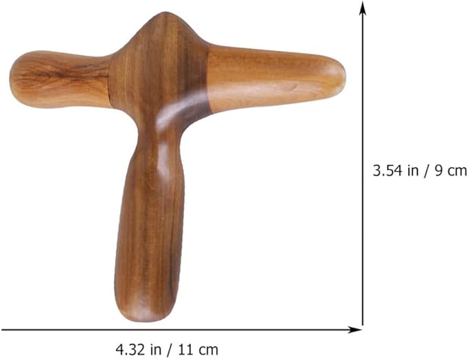 Lurrose Hand Tools Thai Massage Tools Wooden Stick Massager Point Tool Chinese Health Baoding Fitness Balls Health Exercise Stress Balls for Men Women Manual Massage Balls