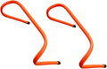 ARTIBETTER 2pcs Plastic Agility Track Hurdles 15cm Lightweight Wear-Resistant Speed Training Equipment for Youth Soccer and Athletic Running Drills