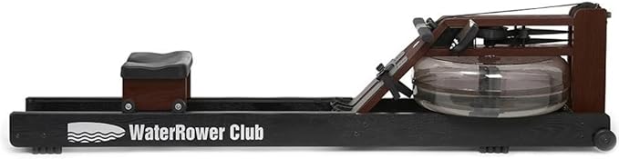WaterRower Club Rowing Machine with S4 BLE Monitor | USA Made Water Rower | Original Handcrafted Erg Row Machine for Home Use & Gym