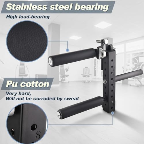 Adjustable Leg Extension & Curl Attachment for Home Gym, Versatile Leg Press Machine for Strength Training & Fitness, Perfect for Rack Use, Enhance Leg Workouts