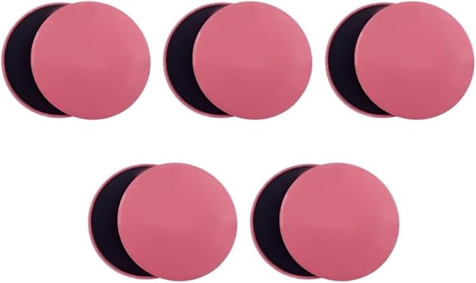 Pilates Board,10PCS Core Sliders, 7.8in Workout Sliders, Dual Sided Exercise Gliding Discs for Women Men Abdominal Core Strength Deep Squats Lunges Pushups