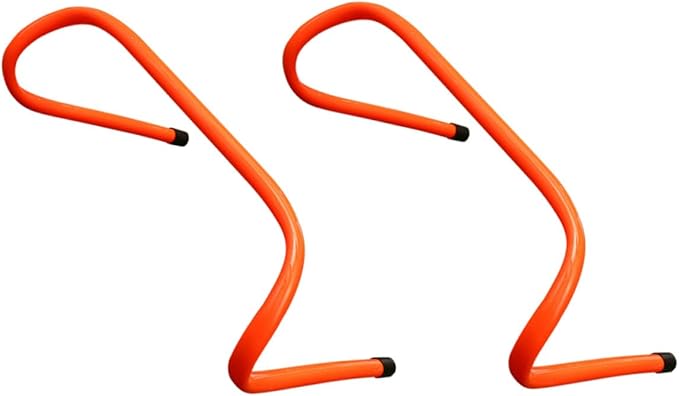 2pcs Plastic Agility Hurdles 15cm Speed Training Equipment for Soccer Football Running Agility Workout