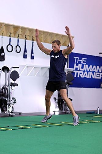 The Human Trainer X-50 Agility X-Training Kit (Includes: 2X 9 Foot Agility Ladders, 10x X-Training Cones, X2 DVDs, Full Colour Exercise Manual)
