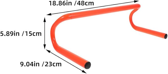 Hemoton 5pcs Mini Hurdles: 15cm Height Kids Agility Training Hurdles - Portable Speed Training Device for Toddlers and Children Schools PE Class