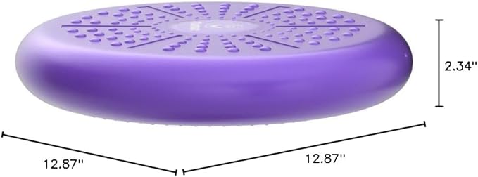 Tumaz Wobble Cushion - Wiggle Seat to Improve Sitting Posture & Stay Focused for Sensory Kids, Balance Disc to Core Strength & Flexible Seating [Extra Thick Balance Board, Pump Included Wobble Board]