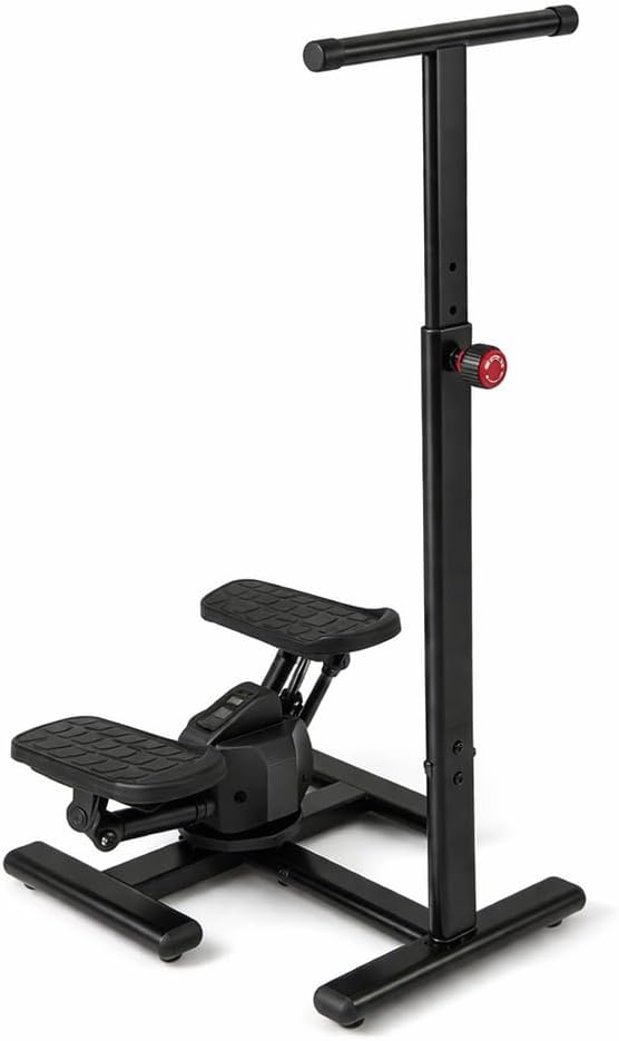 Multi-Functional Exercise Stepper with Step & Twist Design – 300 lb Capacity, Non-Slip Pedals & Stable Metal Frame Cardio Step Machine for Home Workouts