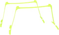 2pcs Football Soccer Agility Speed Training Aids Adjustable Hurdles Yellow Enhance Footwork Boost Speed Agility for Athletes Teams Perfect for Drills Practices Skill