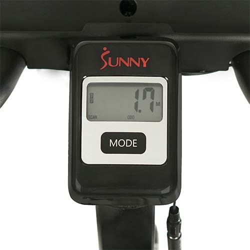 Sunny Health & Fitness Stationary Exercise Bike Machine w/ Adjustable Cushion Seat & Multi-Grip Handlebar, Indoor Cycling Equipment for Home Cardio Training, Optional Magnetic or Friction Resistance