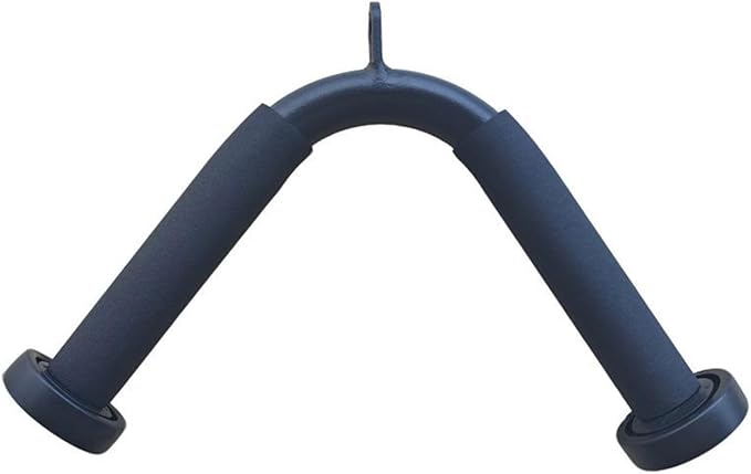 Carbon Steel Pulldown V Rod Tricep Grip for Upper Body Workouts with Cushioned Handle Home Gym Strength Training Equipment Tricep Pushdown Attachments for Lats