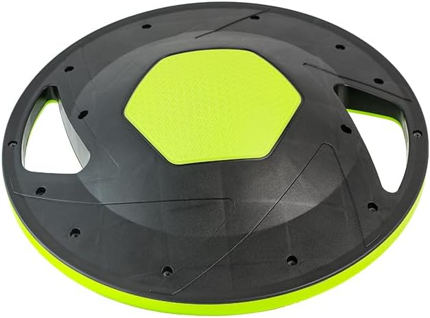 Energi Core Balance Board for Standing Desk and Core Workout - Anti-Slip Surface - Black, Green